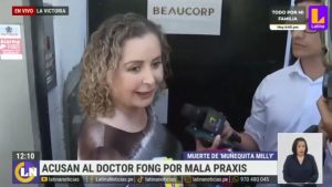 ¿Dr. Fong salió de Perú tras ser señalado de la muerte de Muñequita Milly? Esto dijo su abogada
