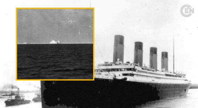 Descubren fotografía que podría revelar el iceberg que causó el hundimiento del Titanic
