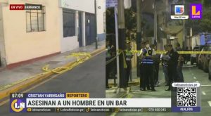 Terror en Barranco: hombre es asesinado a balazos dentro de un bar