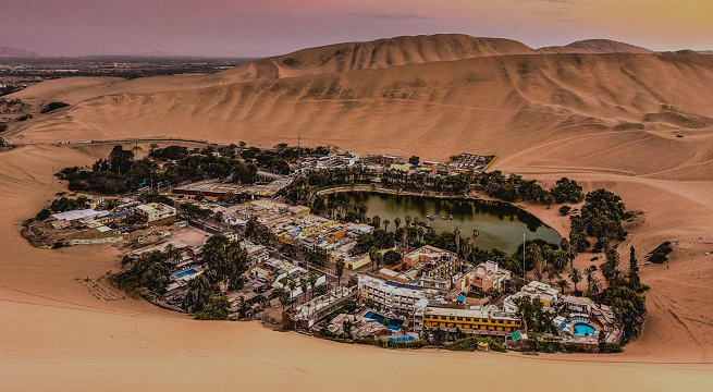 Laguna de Huacachina: Advierten descenso del agua en el oasis por cambio climático