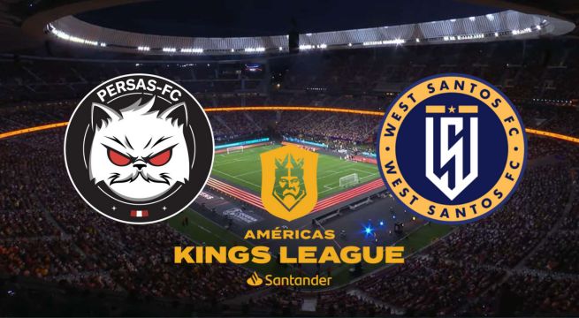¿A qué hora ver EN VIVO Persas vs. West Santos por los playoff de la Kings League?