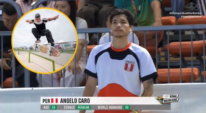 Así fue la participación del skater peruano Angelo Caro en el Preolímpico de Shanghái | VIDEO