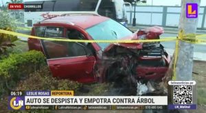 Accidente vehicular en malecón deja un herido de gravedad | VIDEO