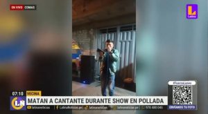 Aparecen imágenes inédita de cantante antes de ser asesinado en pollada | VIDEO