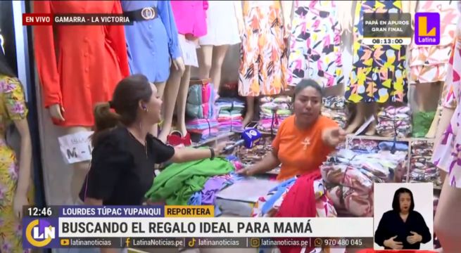 Gamarra ofrece variedad de productos para regalar a mamá por el Día de la Madre [VIDEO]
