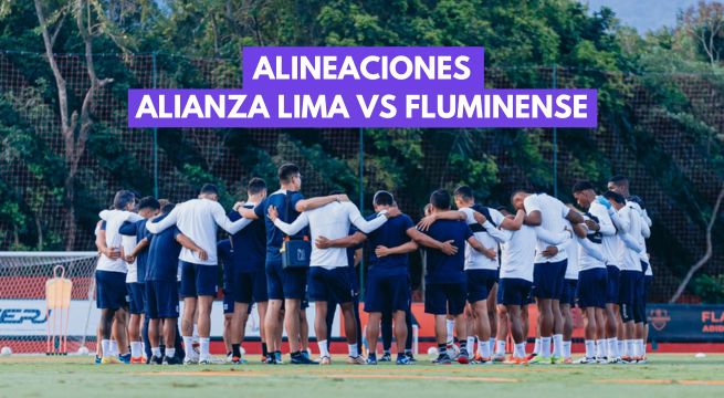 Alineación confirmada de Alianza Lima ante Fluminense en Brasil