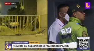 Sicarios matan a balazos a joven venezolano en Surco [VIDEO]