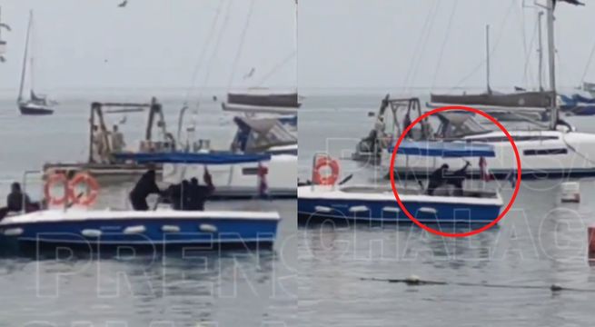 Balacera en La Punta: revelan video del preciso momento del incidente en el mar