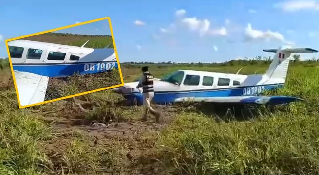 Pasajeros se salvan de milagro tras caída de avioneta en Ucayali [VIDEO]