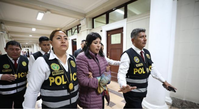 Poder Judicial confirma prisión preventiva contra Betssy Chávez