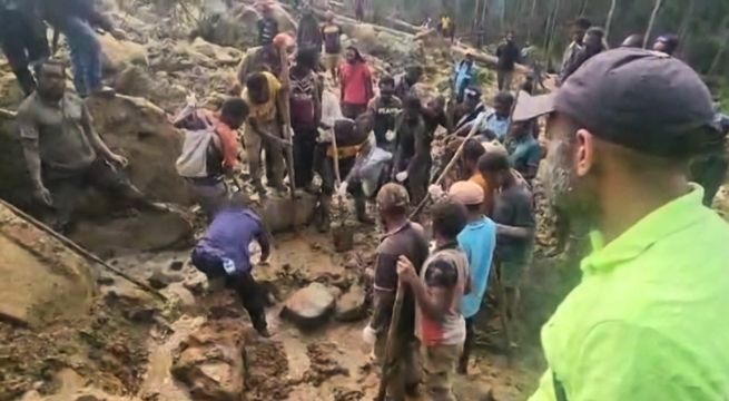 Más de 2000 personas sepultadas en Papúa Nueva Guinea por deslizamiento | VIDEO