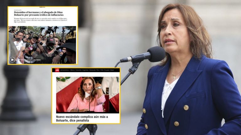 Dina Boluarte: así informó la prensa internacional sobre detención de hermano de presidenta