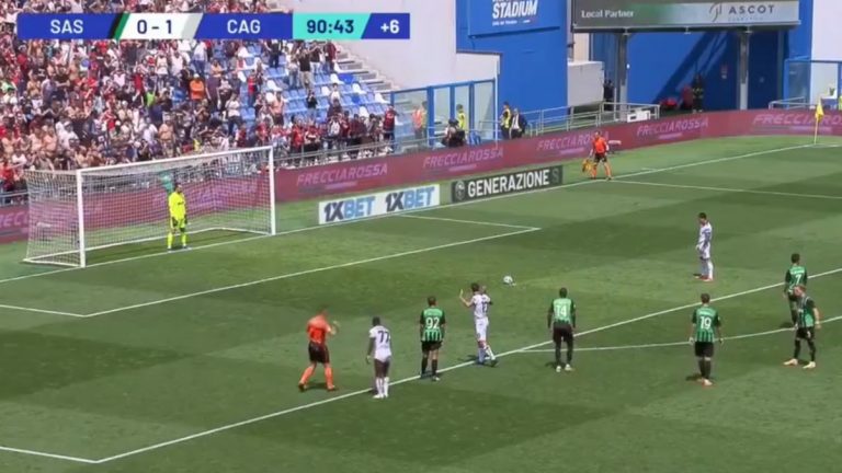 El gol de Gianluca Lapadula que salvó del descenso al Cagliari en la Serie A | VIDEO