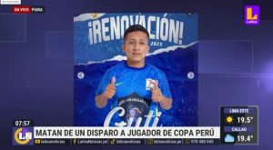 Matan de un disparo en la cabeza a jugador de la Copa Perú