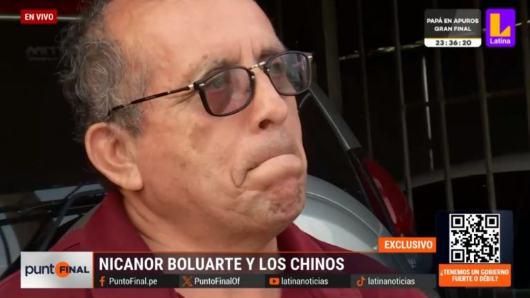 El vínculo de Nicanor Boluarte con empresa china que opera en nuestro país sin licencia