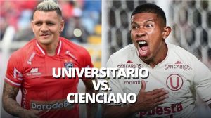 Dónde ver Universitario vs. Cienciano por el Torneo Apertura