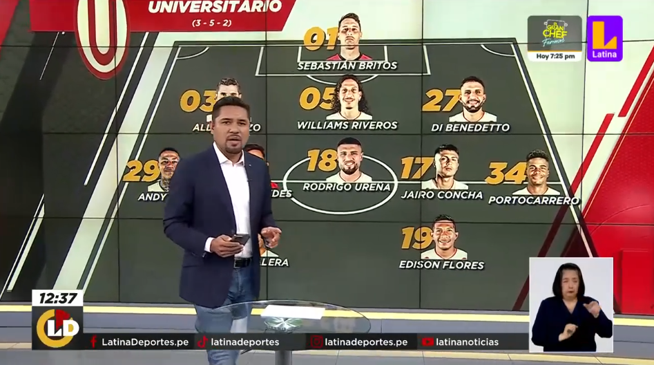 Alineaciones confirmadas para el Universitario vs Junior