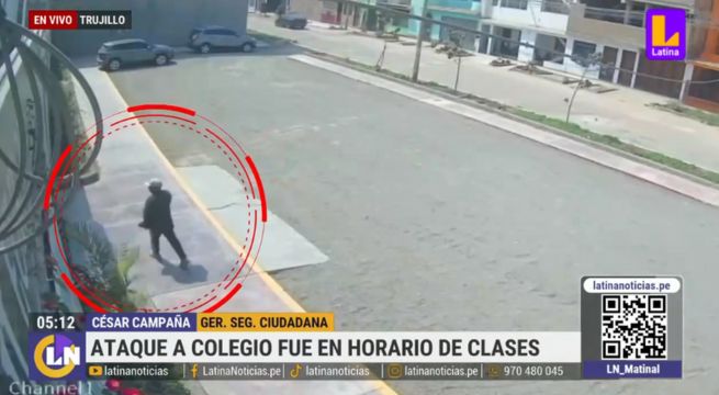 Dejan explosivo en colegio en pleno horario de clases |  VIDEO