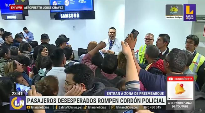 Caos en el Aeropuerto Jorge Chávez por cancelación y reprogramación de vuelos [VIDEO]