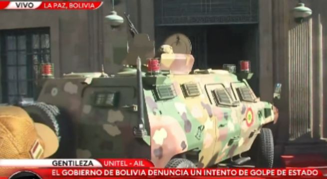 Bolivia: imágenes del momento en el que militares ingresaron a Palacio| VIDEO