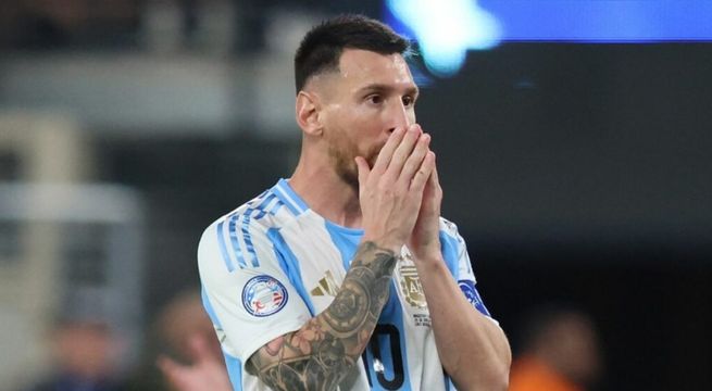 ¿Por qué Messi no estará ante Perú por Copa América?