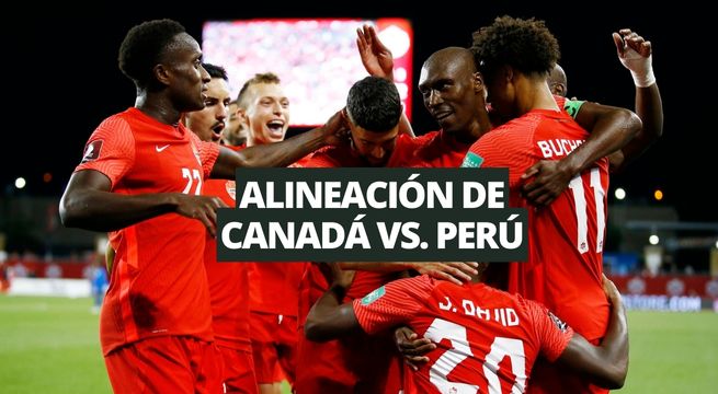 Alineación de Canadá vs. Perú HOY con Alphonso Davies