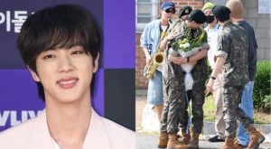 Así fue la salida de Jin, el primer BTS en culminar el servicio militar en Corea del Sur