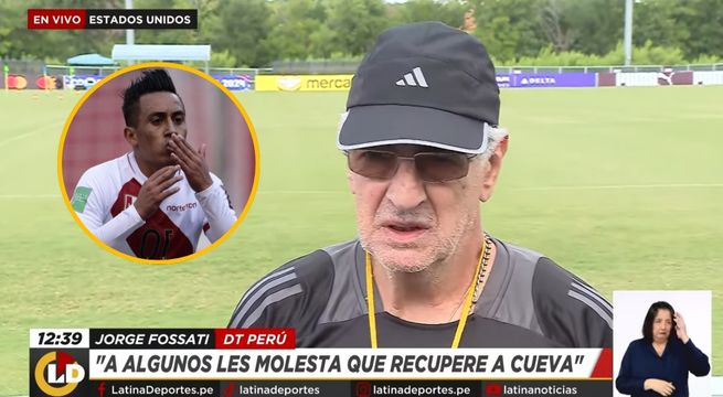 Jorge Fossati defiende públicamente a Christian Cueva a poco Perú vs. Chile | VIDEO