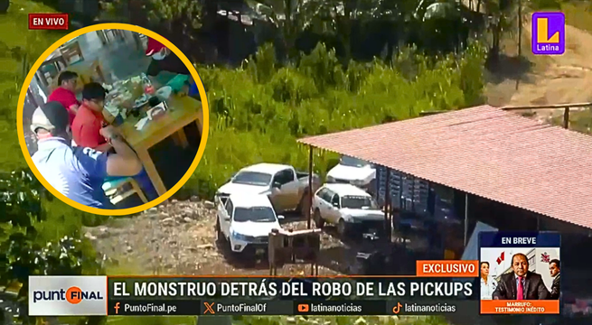 Organización criminal robaba camionetas en Lima Norte y las vendían a narcotraficantes en la selva central