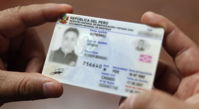 Realizan entrega de DNI electrónico gratis: dónde y a qué hora