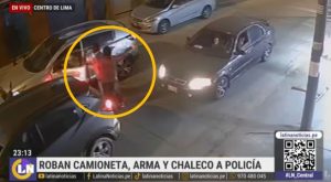 Delincuentes asaltan a policía: se llevaron su camioneta y su uniforme