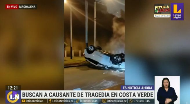 Costa Verde: videos exclusivos del momento del accidente que provocó la muerte de una persona