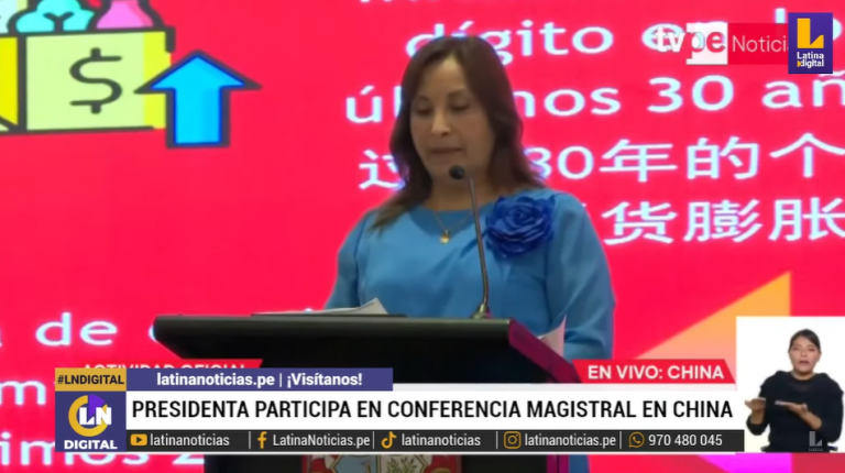 Dina Boluarte a empresarios en China: «Los invito a invertir en el Perú y ser parte de nuestro desarrollo»