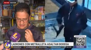 Delincuentes usaron metralleta para asaltar bodega: atraco duró menos de un minuto