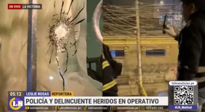 Policía y delincuentes se enfrentan balazos en operativo