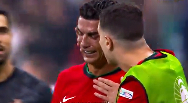 Las lágrimas de Cristiano Ronaldo tras fallar penal en el Portugal vs Eslovenia [Video]