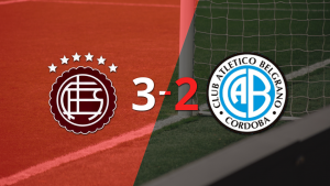 Belgrano terminó cayendo derrotado con Lanús 3 a 2