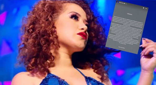 Ana Lucía Urbina, cantante de Corazón Serrano, anunció que perdió a su bebé