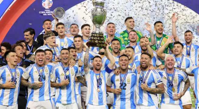 ¡Argentina campeón! Venció a Colombia 1-0 por la final de la Copa América [Video]