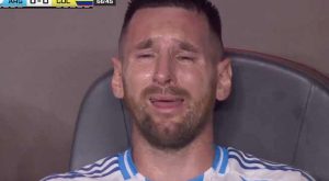 Las lágrimas de Lionel Messi tras salir lesionado en el Argentina vs Colombia [Video]