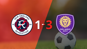 Orlando City SC se lo dio vuelta a New England Revolution y le ganó 3 a 1