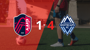 Vancouver Whitecaps FC derrotó sin complicaciones a St. Louis City con doblete de Brian White