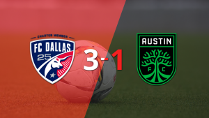 Sin muchas complicaciones, FC Dallas venció 3-1 a Austin FC