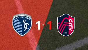 Sporting Kansas City y St. Louis City empataron 1 a 1