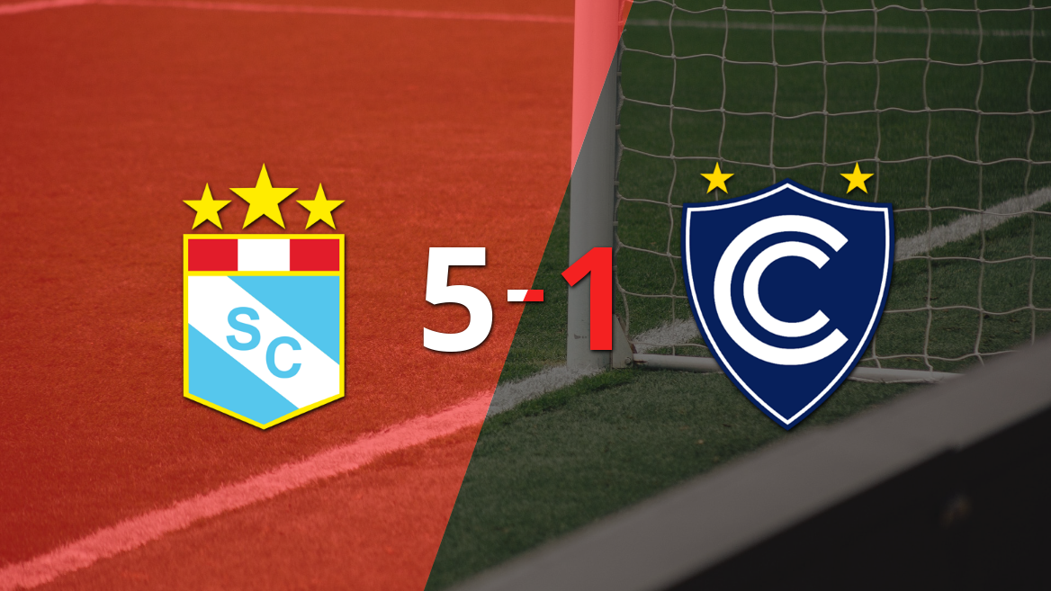 Tranquila victoria de Sporting Cristal por 5 a 1 frente a Cienciano