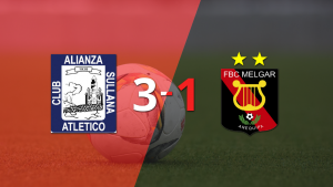 Alianza Atlético fue más y venció por 3 a 1 a Melgar