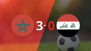 Marruecos le pasó por encima 3-0 a Irak