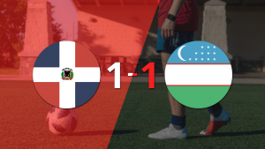 Uzbekistán empató 1-1 en su visita a República Dominicana