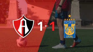 Tigres empató 1-1 en su visita a Atlas