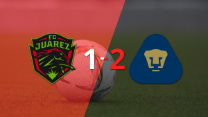 Pumas UNAM se impone con remontada 2-1 sobre FC Juárez